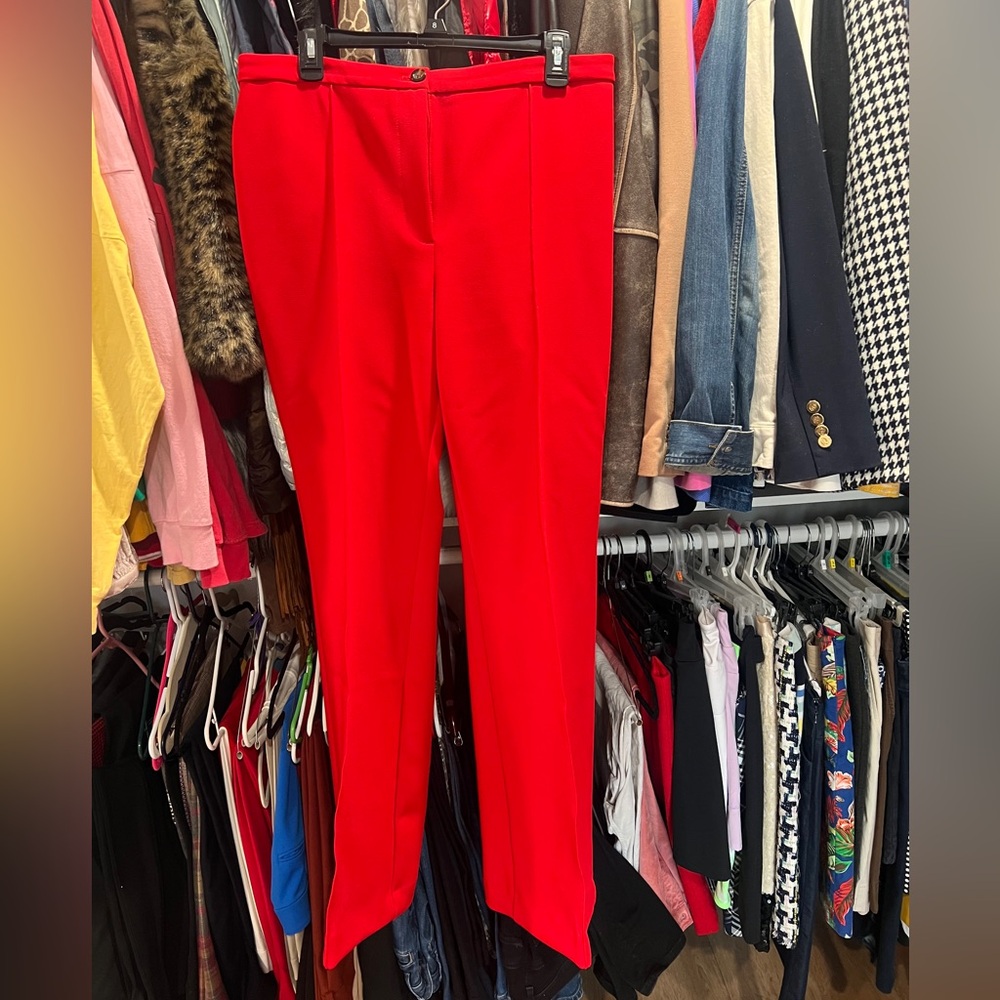 Ann Taylor Vibrant Red Women's Trousers